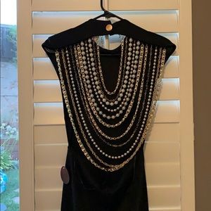 Black pearl jumpsuit new with tags
